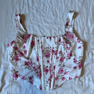 Floral Corset Top